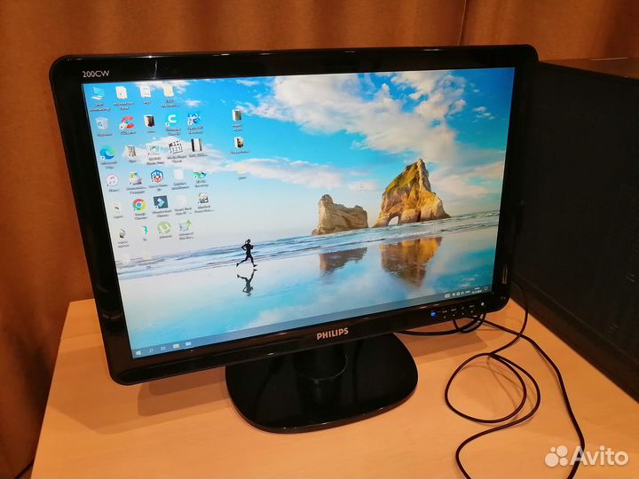 Монитор Philips 200CW8F, 1680x1050, 76 Гц, TN