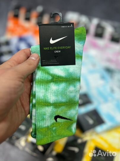 Носки Nike тай-дай (разные цвета)