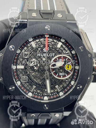 Часы Hublot Big Bang Unico Ferrari Grey Ceramic 40