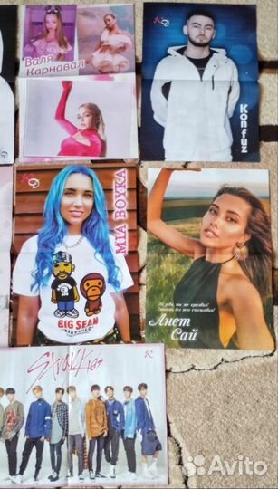 Постеры из журналов: Genshin Impact, к-поп и др