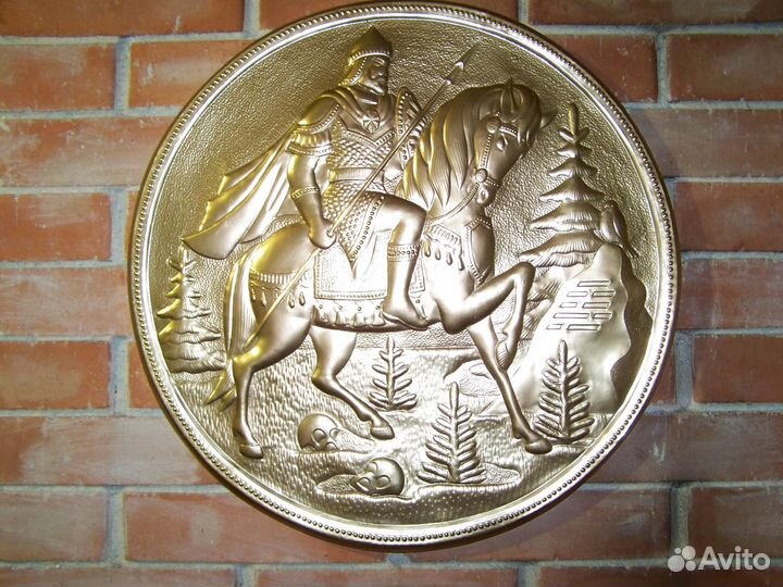 Гипсовое панно барельеф