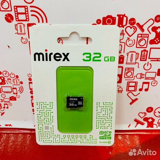 Карта памяти Transcend microSD (32Gb) (новый) ш2
