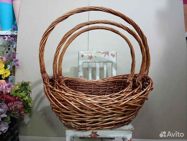 Корзины плетеные из ивы