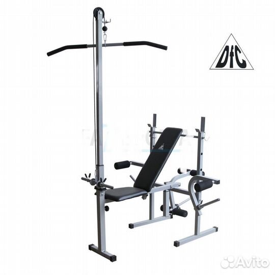 Силовая скамья со стойкой DFC D307A