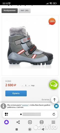 Лыжные ботинки spine