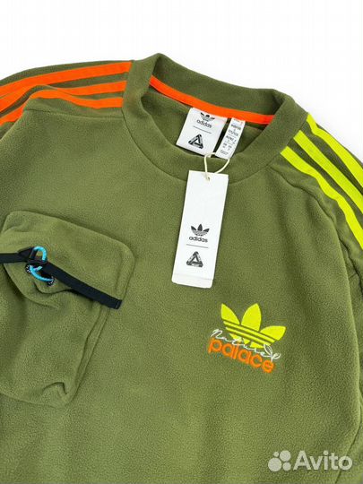 Свитшот Palace x Adidas Fleece Sweatshirt