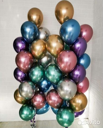 Воздушный шар зеркальный