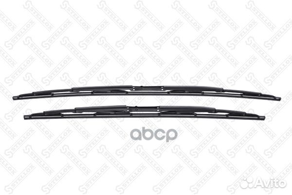 201 530SX щетки кт каркасн, multiclip, 530/21'+