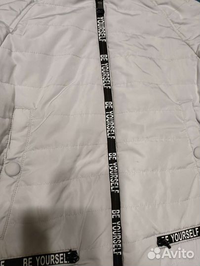 Пальто-бомбер для девочки