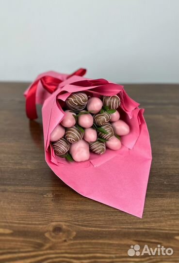 Букет из клубники в шоколаде