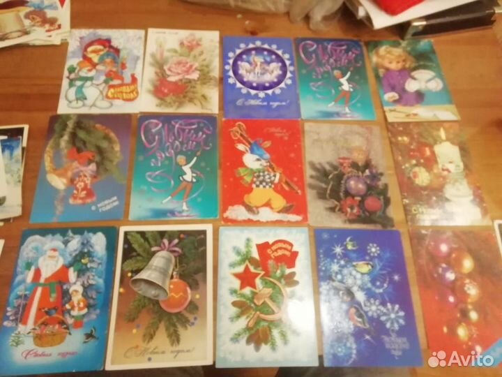 Открытки с новым годом СССР