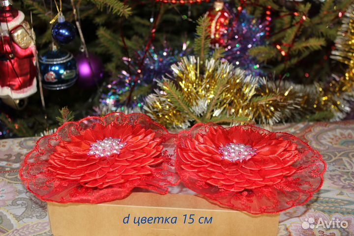 Резинки для волос ручной работы, Праздничные