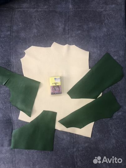 Куски натуральной кожи