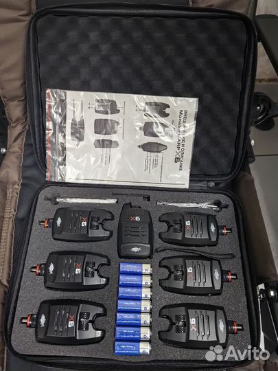 Набор на 6 сигнализаторов monster carpX 6