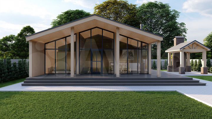 Дом 145 м² на участке 7 сот.