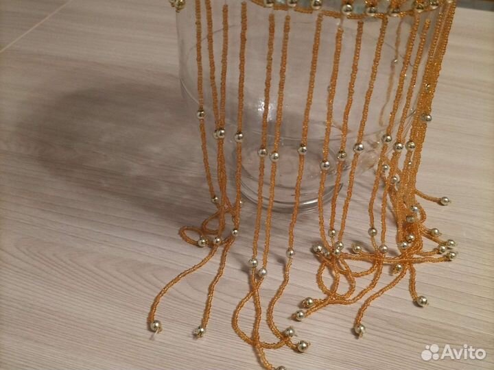 Шапка из бисера для восточных танцев