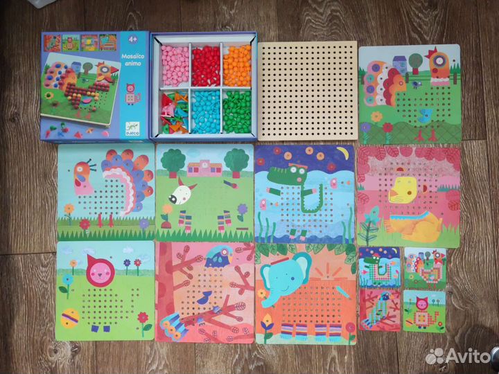 Рыбалка Djeco Джеко Утки, мозаика Животные