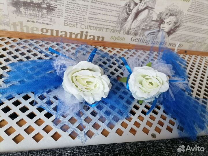 Кольца на машину свадебные