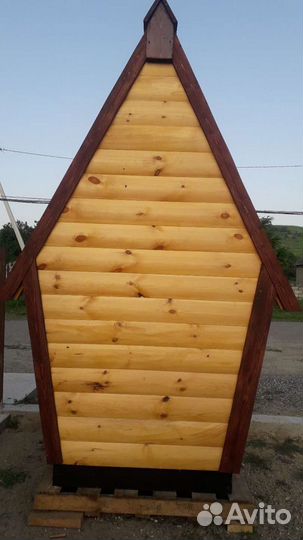 Дачный туалет деревянный