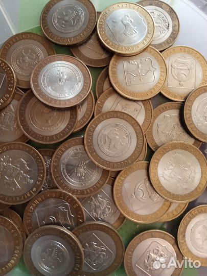 Биметаллические монеты 10 рублей