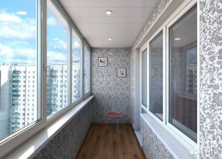 Остекление балконов и лоджий в рассрочку T9352