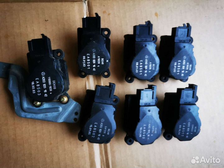 Mercedes сервопривод печки