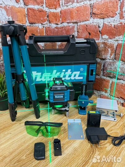 Лазерный уровень Makita 4D 16 линий+штатив