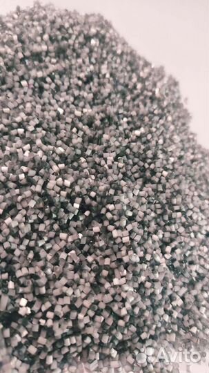 Бисер рубка стекло серая