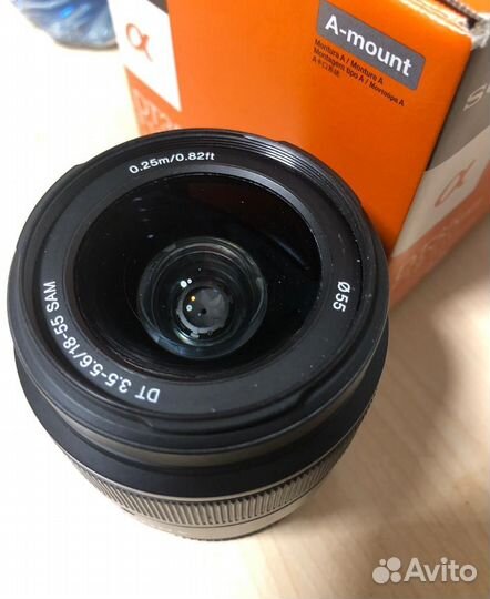 Объектив sony dt 18-55mm f/3.5-5.6 sam
