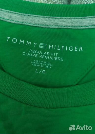 Футболка мужская Tommy Hilfiger Green (Оригинал)