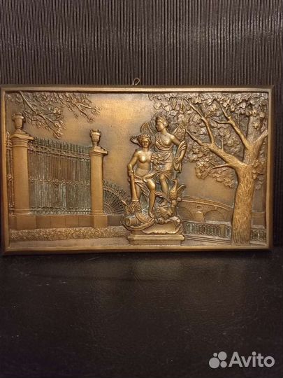 Картина, плакетка, барельеф, чеканка. Винтаж