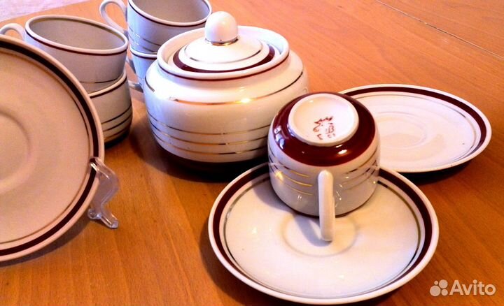 Кофейный сервиз. дфз Вербилки 1970-е СССР