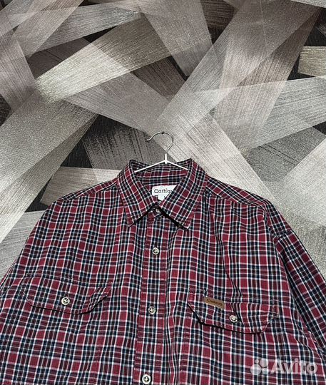 Carhartt рубашка relaxed fit plaid l-xl usa