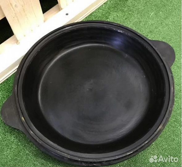 Чугунная сковорода 12л (крышка для казана)