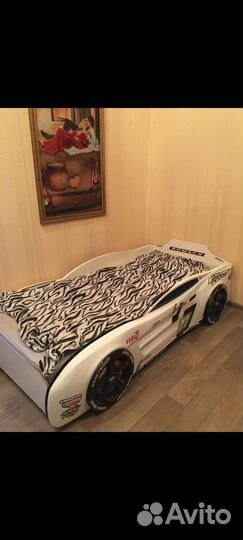 Детская кровать от 3 лет с матрасом бу