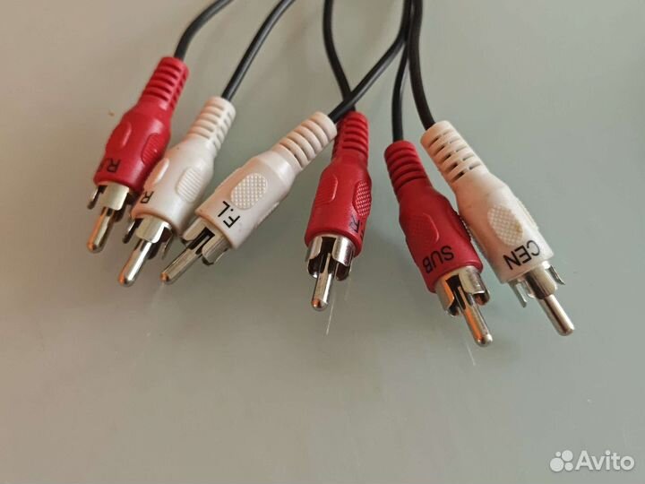 5.1 кабель RCA на jack 3.5