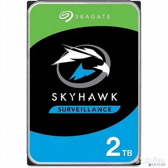 2TB Seagate Skyhawk (ST2000VX017) Serial ATA III