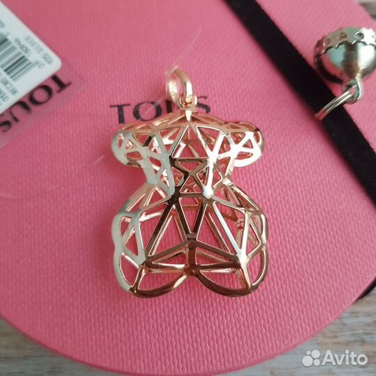 Кулон Tous Sketx Line с розовой позолотой