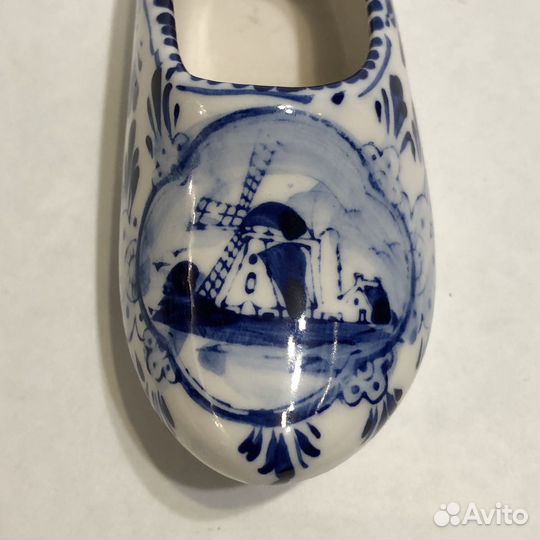 Башмачок Делфт фарфор