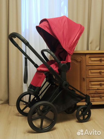 Коляска 3в1 Cybex Priam lll true red