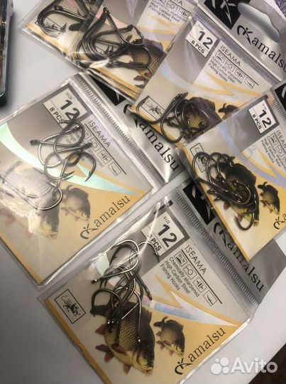 Крючки для рыбалки. Набор. Новые. 6х5см