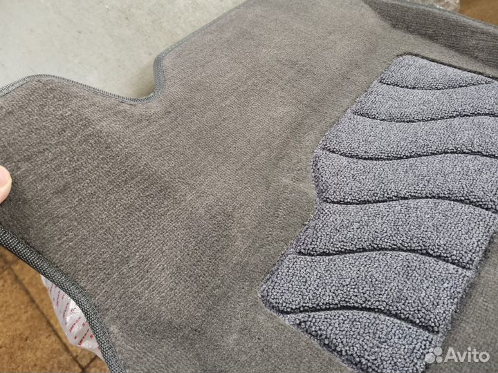 Ковры лодки 3D многослойные Опель Астра Н серые