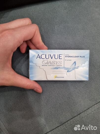 Линзы контактные acuvue oasys -2.50