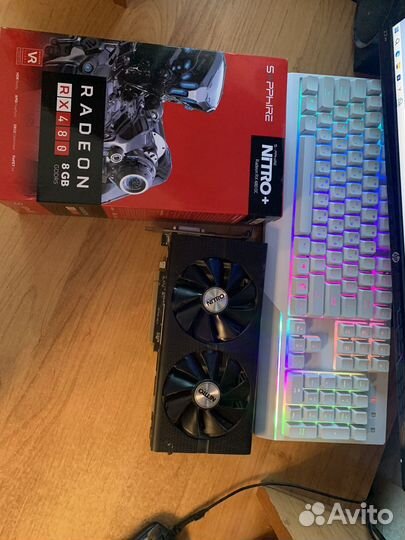 Видеокарта rx480 8gb sapphire nitro