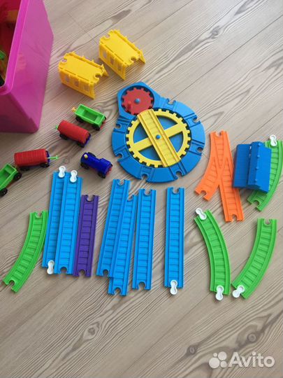 Детская игрушка конструктор «железная дорога»