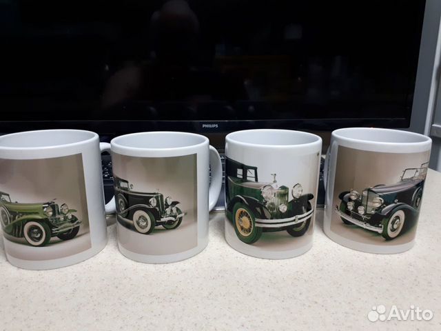 Кружки с ретро-автомобилями