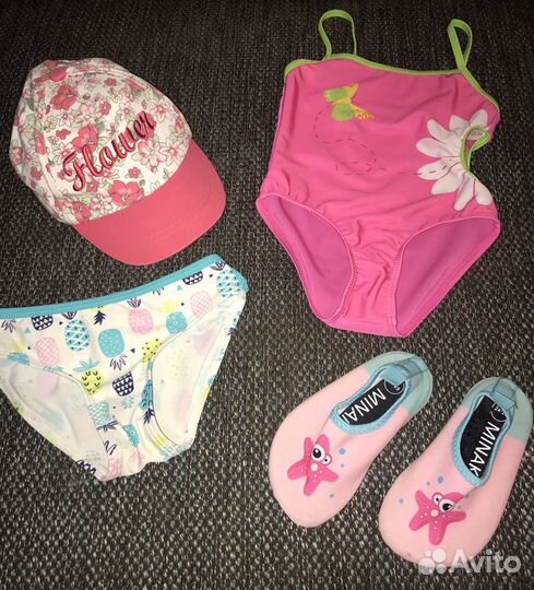 Пляжный комплект для маленькой модницы 1-2 года