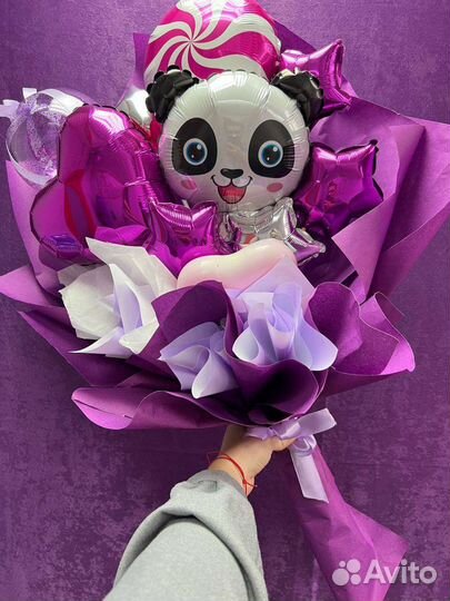 Букет. Крафт букет. Букет из шаров