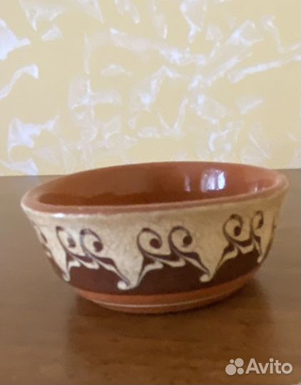 Чаша керамическая, солонка Украина 1988г
