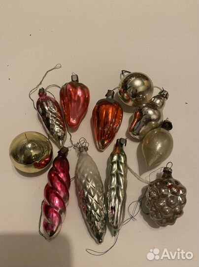 Елочные игрушки СССР